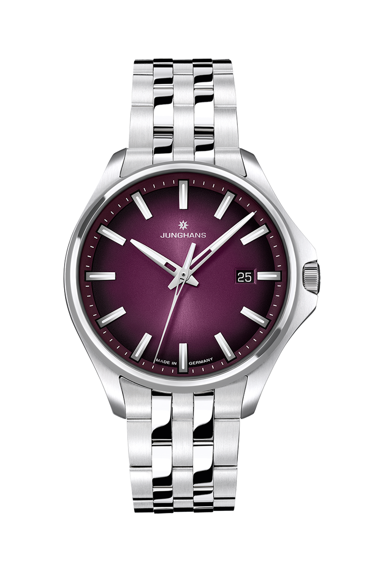 Junghans 47/4532.44 Meister S Quarz 35mm Purple Lacquer Ladies