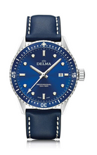 Delma 41601.708.6.041 Cayman Quartz Blue Sunray Dial 42mm