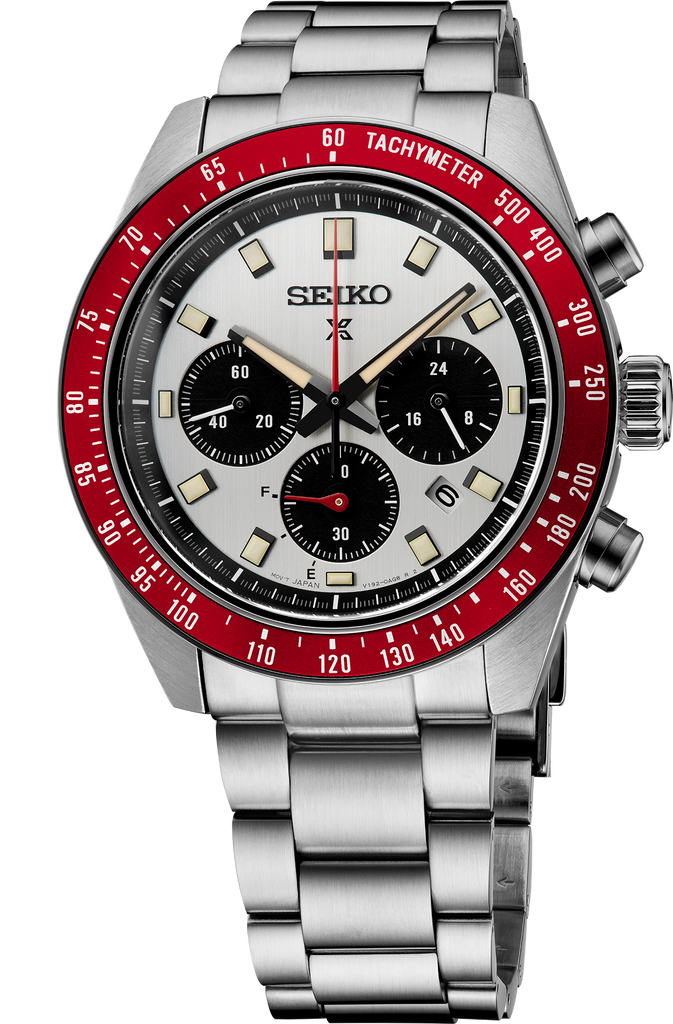 Seiko Prospex SSC945 Special Edition Solar Speedtimer Silver Dial