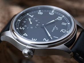 Laco 862169 Bremerhaven Navy Watches Black Dial 39mm Mechanical