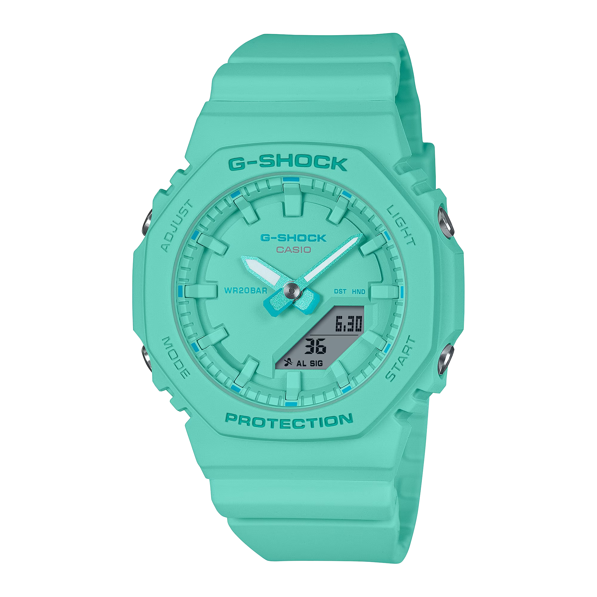 G-Shock GMAP2100-2A Monochromatic Dynamic Turquoise Casioak Short Band