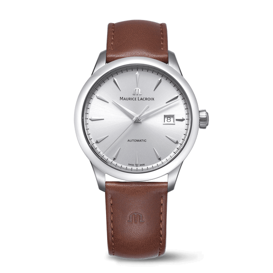 Maurice Lacroix 756008-SS001-130-3 1975 Automatic 40mm Silver Dial