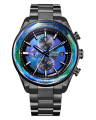 Citizen AT8314-53L Attesa Full Sapphire Bezel Earth View Super Titanium Eco Drive