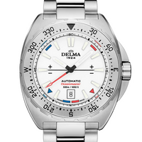 Delma 41701.670.6.818 Oceanmaster Oliver Heer Ocean Racing Limited Edition White Dial