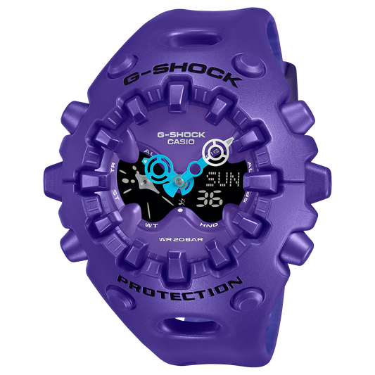 G-Shock GAV01-2A Big Case Emphasize Toughness Purple Analog-Digital