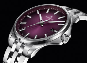 Junghans 47/4532.44 Meister S Quarz 35mm Purple Lacquer Ladies