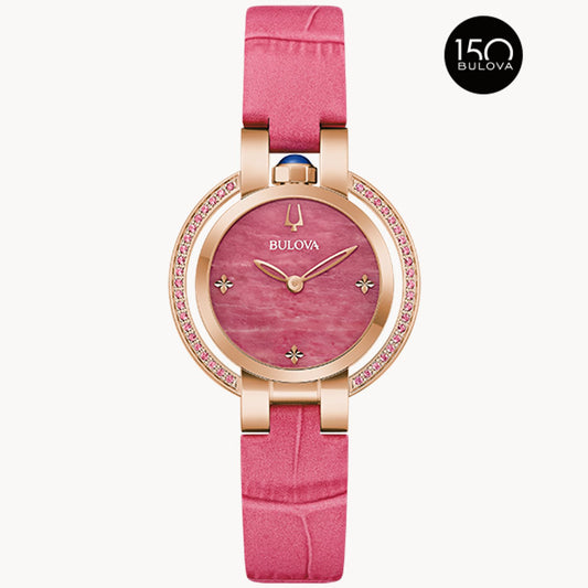 Bulova 97R103 Rubaiyat Spring Four Seasons Rhodonite Pink Sapphires
