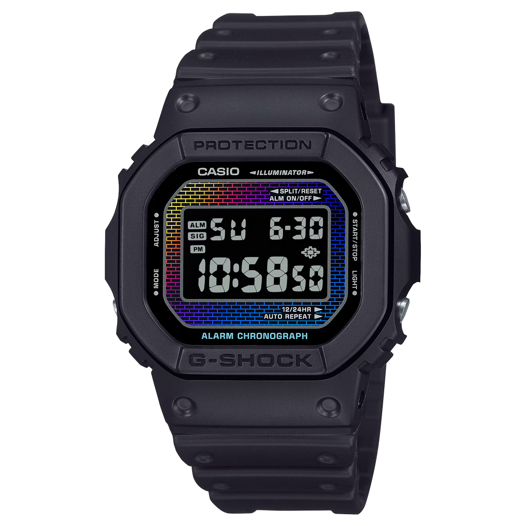 G-Shock DW5600RW-1 Brick Rainbow Digital Square