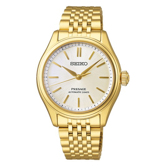 Seiko Presage SPB524 Classic Series Shiro-Iro White Edo Silk Dial Automatic 36mm