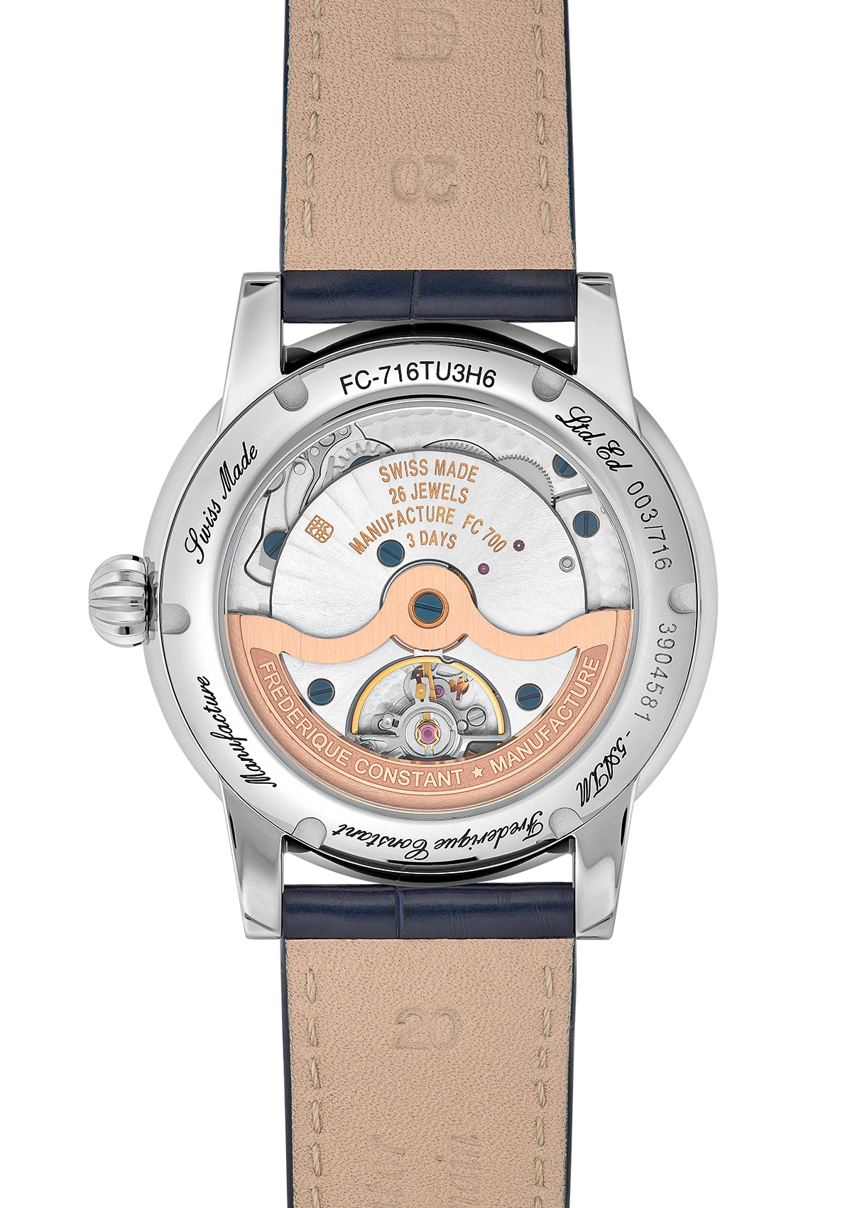 Frederique Constant FC-716TU3H6 Turquoise Stone Dial Classic Moonphase Date
