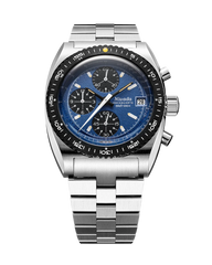 Nivada Grenchen 77005Q45 Autochron 2026 Blue Mecaquartz Blue Dial Bracelet