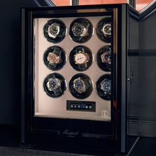 Rapport W209 Paramount Nine Watch Winder Fingerprint Locking Ebony Finish