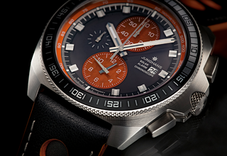 Junghans 14/4200.00 1972 Chronoscope Solar Munich Games Orange Quartz