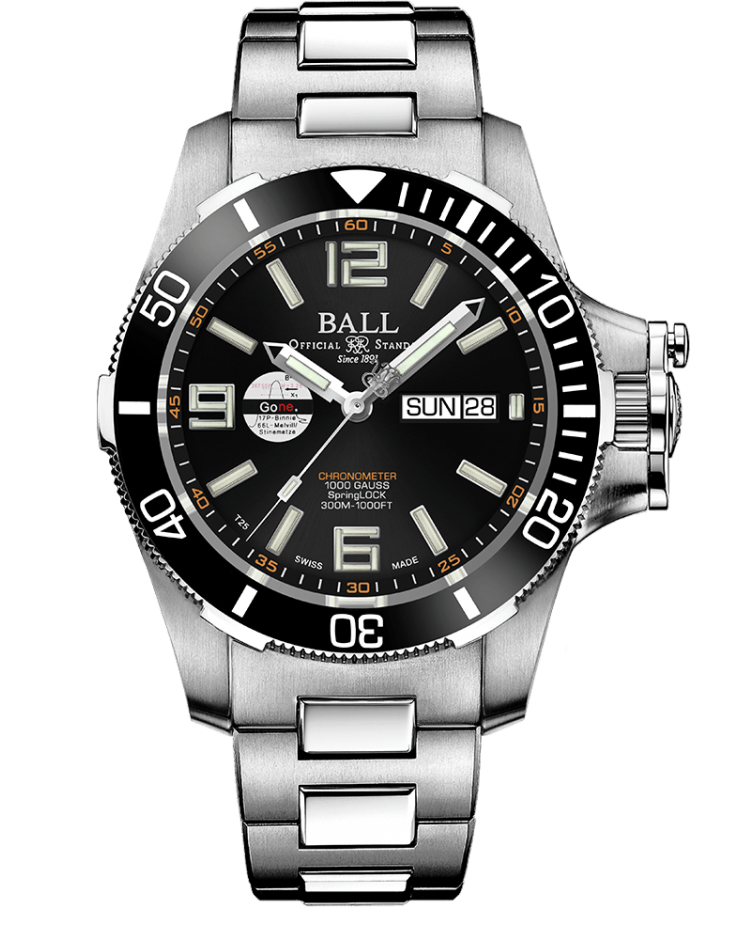 Ball DM2236A-S2CJ-BK Engineer Hydrocarbon Spacemaster II Black Dial Automatic