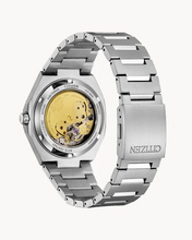 Citizen BN0180-80A Zenshin Mechanical Super Titanium Small Seconds Silver Dial