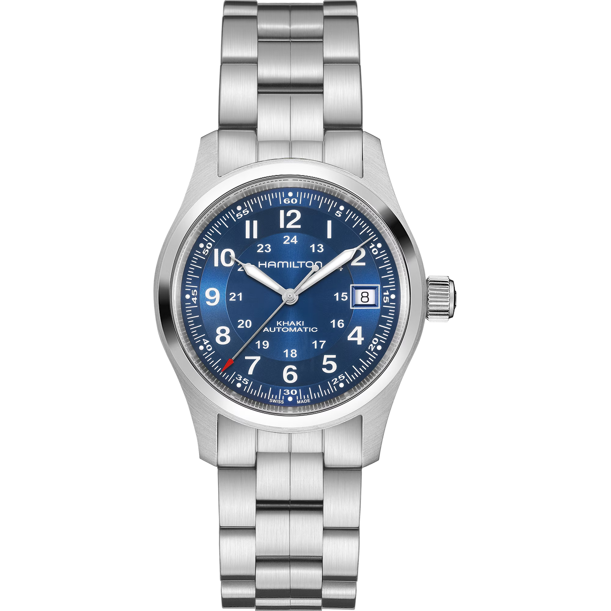 Hamilton H70455140 Khaki Field Auto Blue Sunburst 38mm Bracelet Automatic