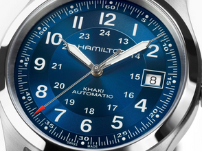 Hamilton H70455140 Khaki Field Auto Blue Sunburst 38mm Bracelet Automatic