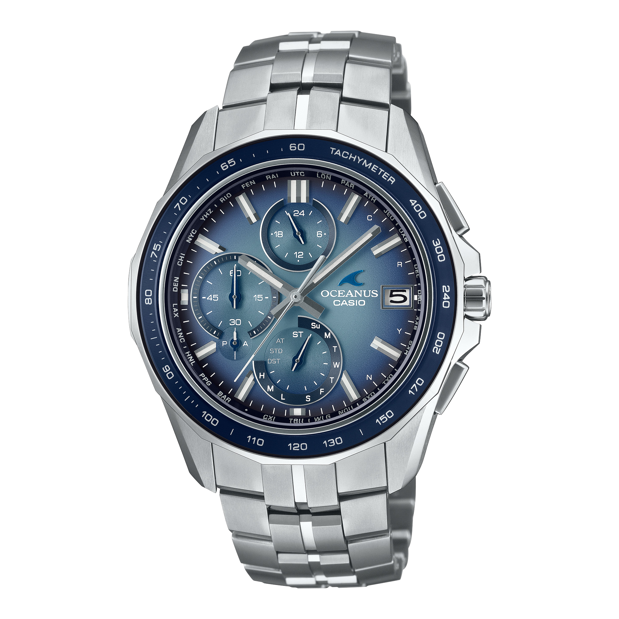 Casio Oceanus OCWS7000RA2A Retro Tone Blue Manta S7000 Limited Edition Solar