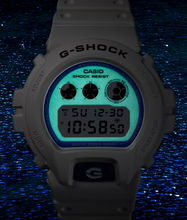 G-Shock DW6900HDS-7A Summer Seas Blue and White Lume Dial 3-Eye