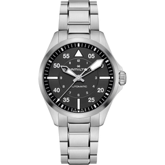 Hamilton H76305130 Khaki Aviation Pilot Auto 39mm Black Dial