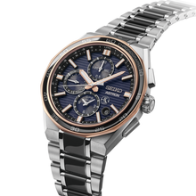 Seiko Astron SSH180 GPS Solar Two Tone Rose Gold Black Dial Titanium Limited Edition
