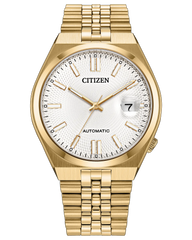 Citizen NK0022-50A TSUYOSA 60 Gold Tone Guilloche Dial Automatic