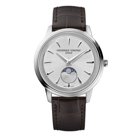 Frederique Constant FC-206S3S6 Classics Moneta Moonphase Silver Dial Quartz