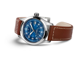 Hamilton H70455540 Khaki Field Auto Blue Sunburst 38mm Leather Automatic