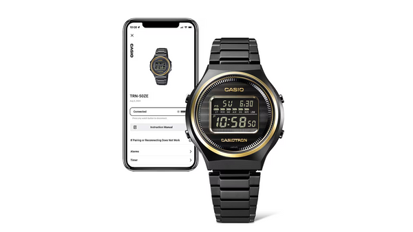 Casio black dial watch cheap