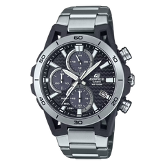 Casio Edifice EQS960D-1AV Sospensione Solar Chronograph Carbon Fiber Dial