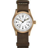 Hamilton H69459510 Khaki Field Mechanical Bronze White Dial