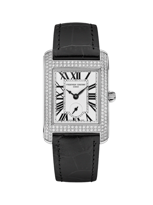 Frederique Constant FC-235S2CD6 Classics Carree Small Seconds Diamond Tank