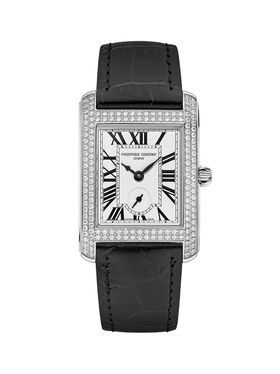 Frederique Constant FC-235S2CD6 Classics Carree Small Seconds Diamond Tank