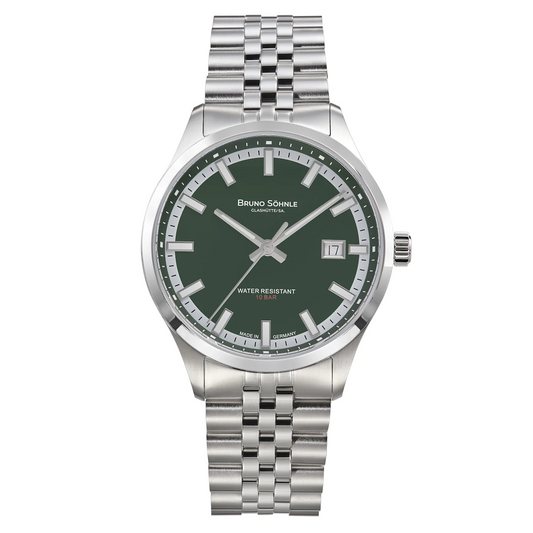 Bruno Sohnle 17-12230-442 Turin Automatik Green Dial Steel