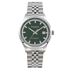 Bruno Sohnle 17-12230-442 Turin Automatik Green Dial Steel