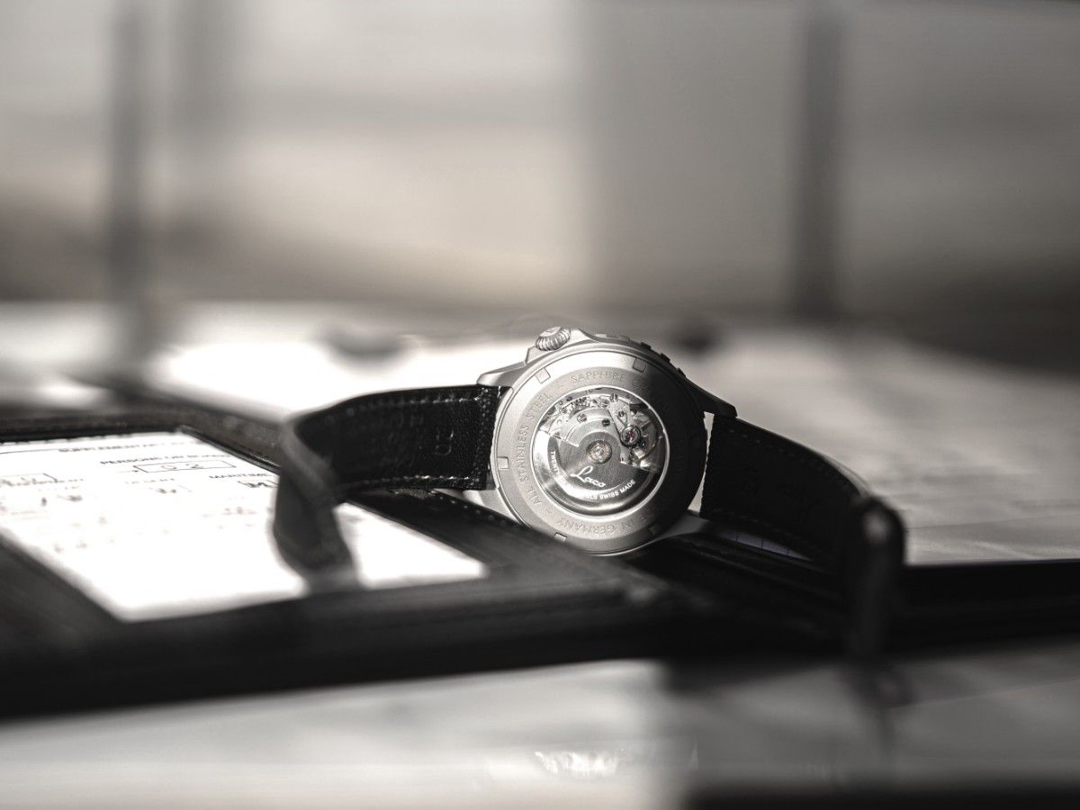 Laco 862192 Koln Grau Pilot Watch Special Models Dark Sandblasted
