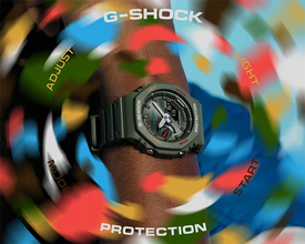 G-Shock GAB2100FC-3A Colorful Splash Green Octagon