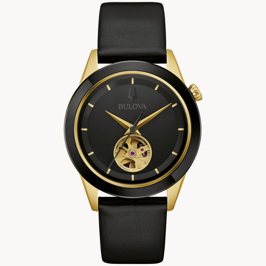 Bulova 98A327 Apollo Theater Black Dial Automatic Limited Edition