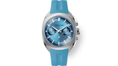 Favre Leuba 00.20101.113.04.304 Chief Chronograph Ice Blue Dial Rubber 41mm Automatic