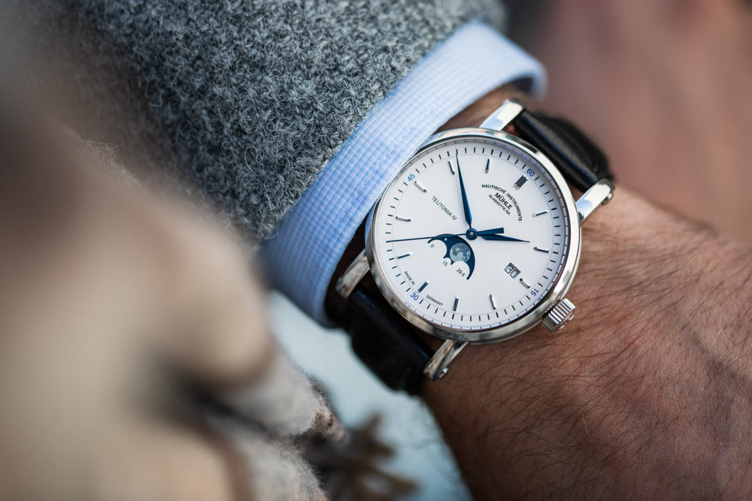 Muhle Glashutte M1-44-05-LB Teutonia IV Moonphase