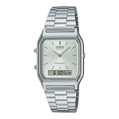 Casio Vintage AQ230A-7A Sunburst Silver Dial Ana-Digi