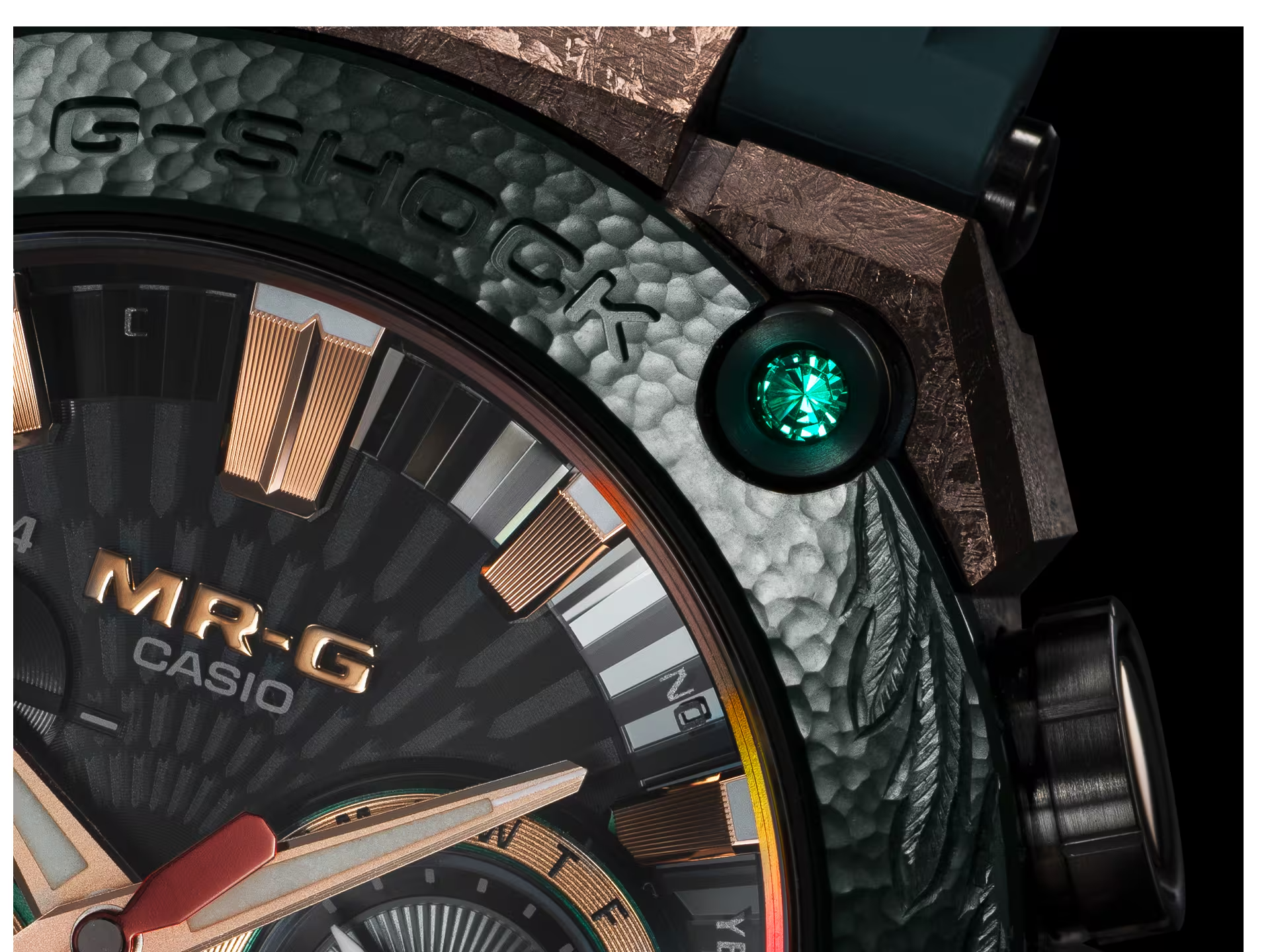 G-Shock MRGB2000KT3A Kobayashi Tsuba Iron Guard Emerald Phoenix