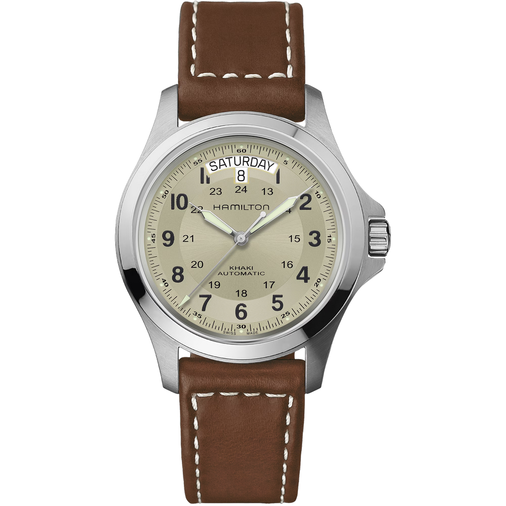 Hamilton H64455523 Khaki Field King Auto 40mm Beige Dial