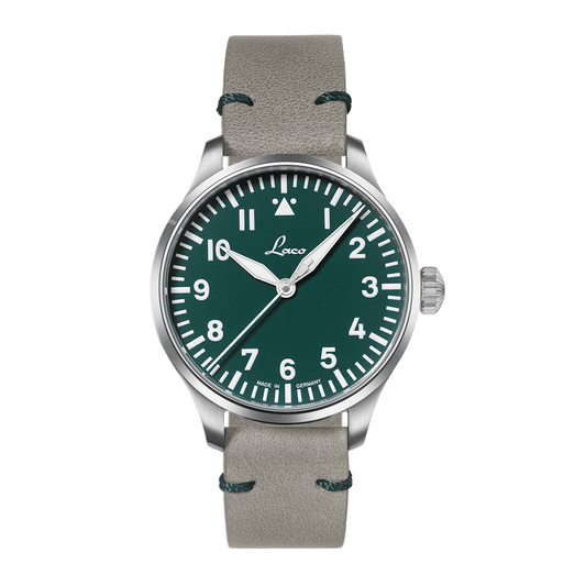 Laco 862189 Augsburg Grun 39mm Limited Edition Automatic Green
