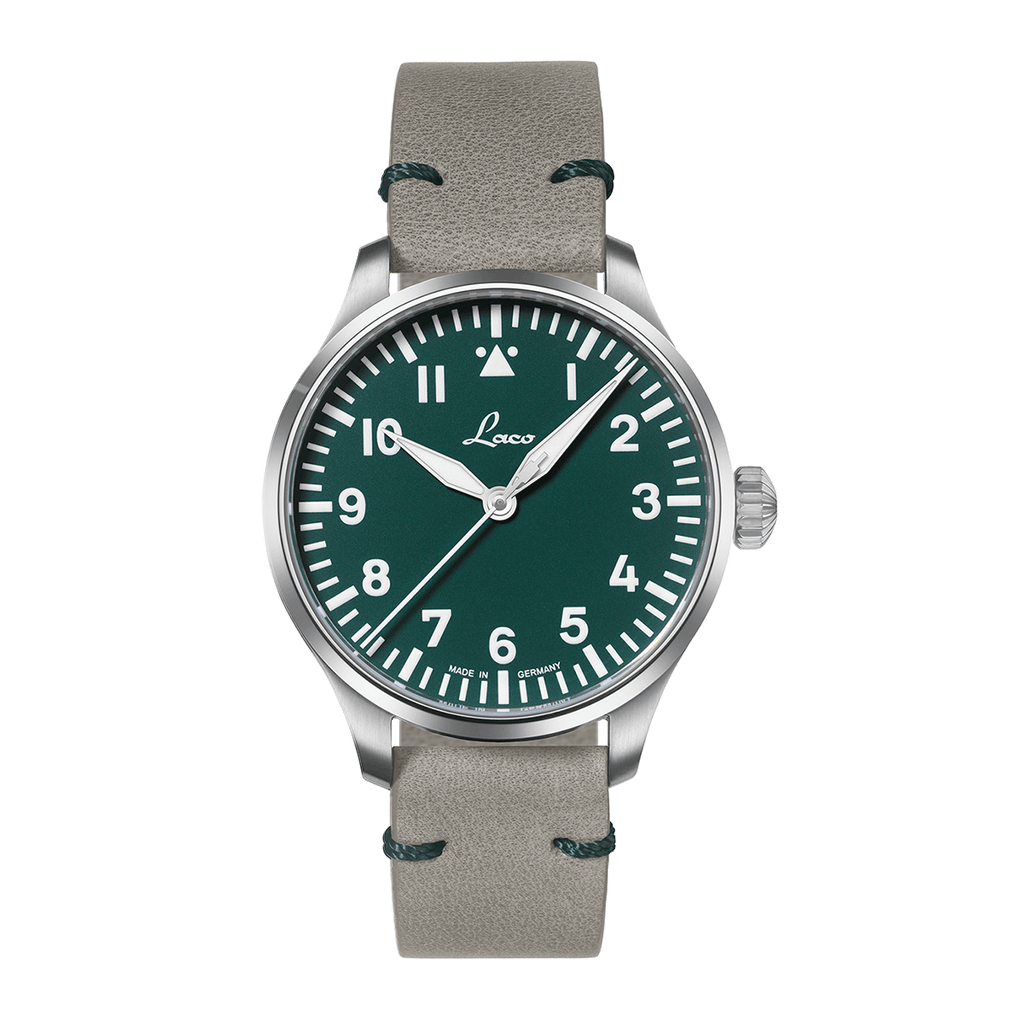 Laco 862189 Augsburg Grun 39mm Limited Edition Automatic Green