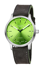 Muhle Glashutte M1-40-76-1-LBV Panova Lime Dial Suede Strap Automatic