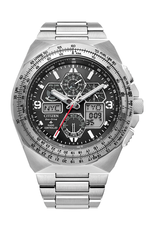 Citizen JY8120-58E Promaster Skyhawk A-T Steel Black Dial