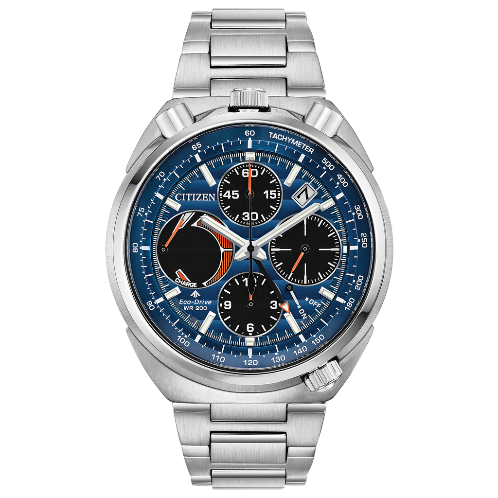 Citizen AV0070-57L Promaster Tsuno Chrono Racer Blue Dial