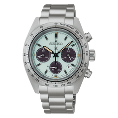 Seiko Prospex SSC965 Solar Speedtimer Chronograph Mint Green Dial