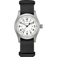 Hamilton H69439910 Khaki Field Mechanical White Dial